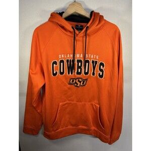 Oklahoma State Cowboys Colosseum OSU Football Mens Orange Hoodie Size Large